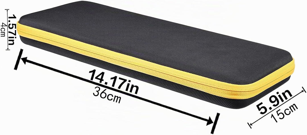 co2CREA case Harte reiseschutzhülle Etui Tasche für Logitech K400 Plus Kabellose Touch-TV-Tastatur (