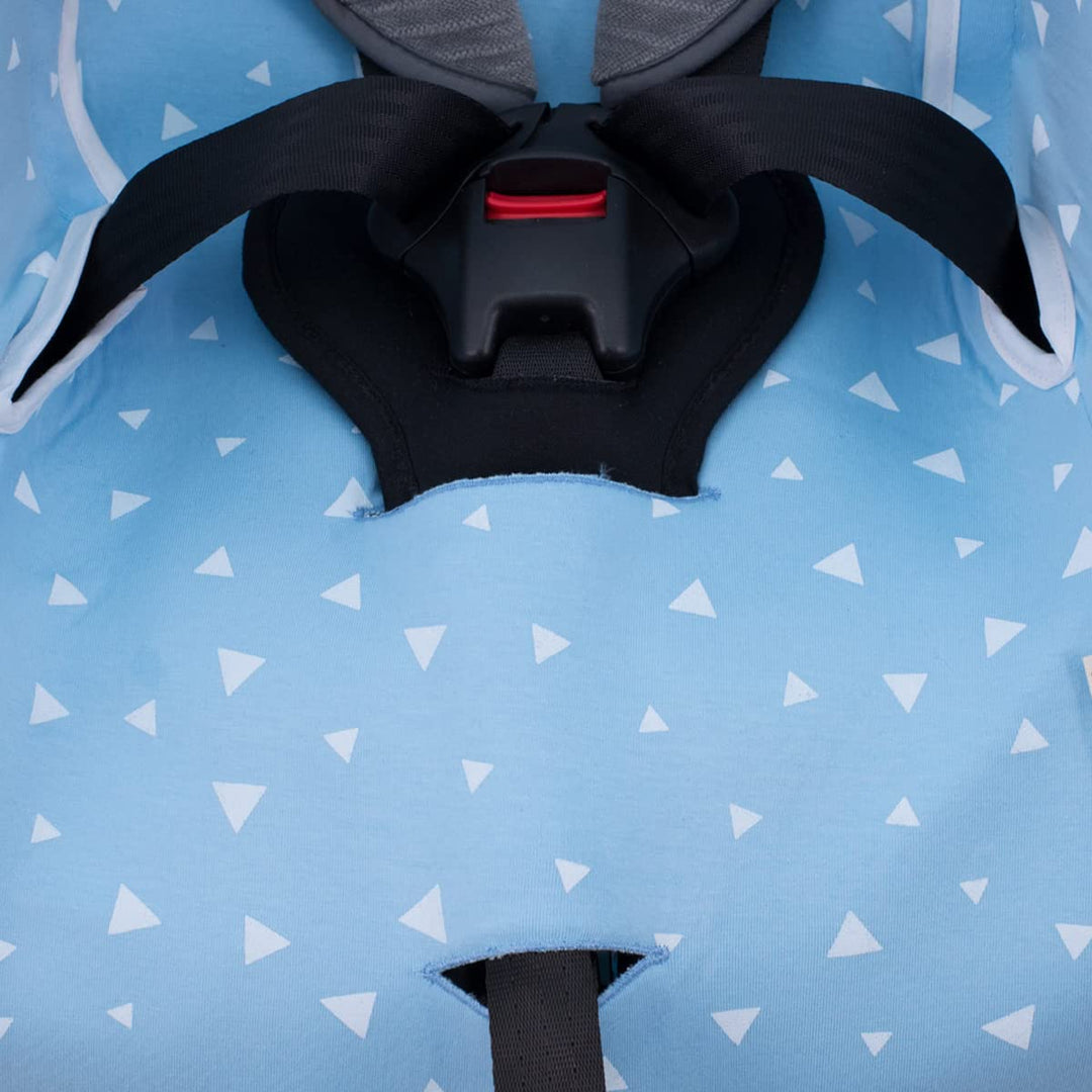 JYOKO Kids Bezug kompatibel mit Bébé Confort Iseos Neo (Blue Sparkles), BLUE SPARKLES