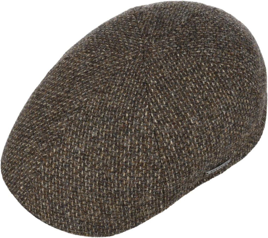Stetson Texas Classic Wool Flatcap - Schiebermütze Herren - Herrenmütze mit Baumwollfutter - Schirmm