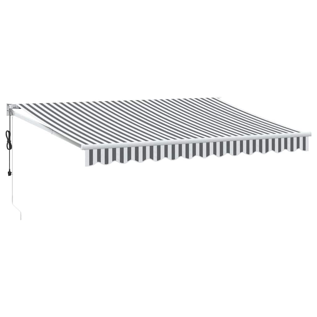 vidaXL Markise Einziehbar, Gelenkarmmarkise Wandmontage, Sonnenmarkise für Garten Terrasse, Balkonma
