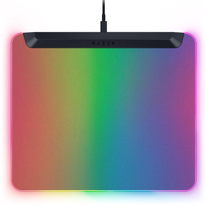 Razer Firefly V2 Pro - RGB-hintergrundbeleuchtete Gaming-Mausmatte - integrierter USB-Anschluss (15-