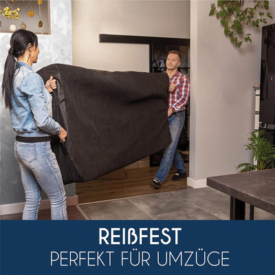 Dreamzie Matratzenhülle zur Lagerung und für Umzüge - Für Matratze 140x200 x 30 cm - 4 Griffe und Re