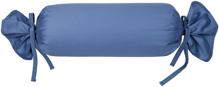 Janine Mako Satin Bettwäsche Uni Colors 155 x 200 cm Jeansblau 1 Bettbezug 155 x 200 cm + 1 Kissenbe