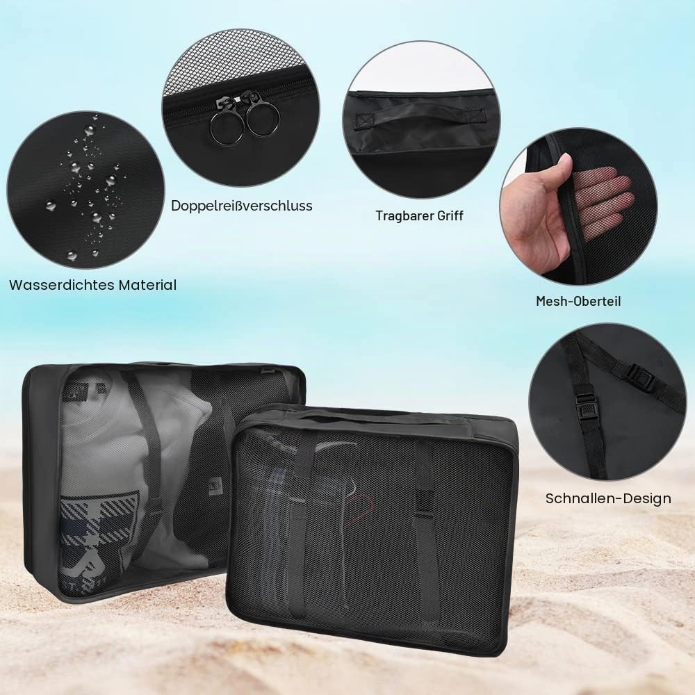 OSDUE Koffer Organizer Set 8-teilig, Packing Cubes, Wasserdichte Reise Kleidertaschen, Packtaschen f
