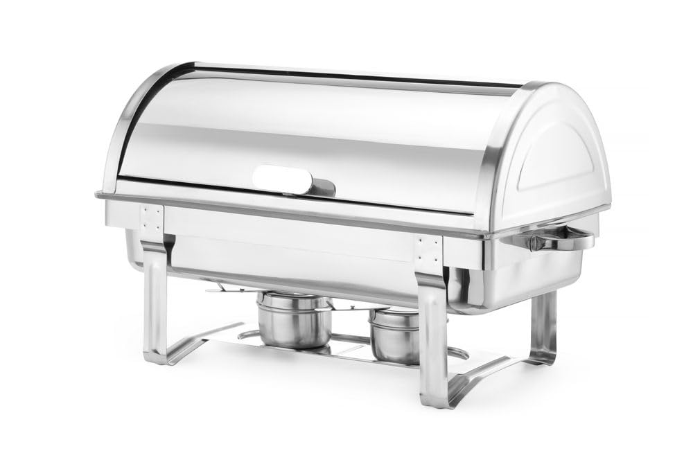 HENDI Chafing Dish - Rolltop, geeignet für Gastronormbehälter bis zu 100 mm tief., Warmhaltebehälter