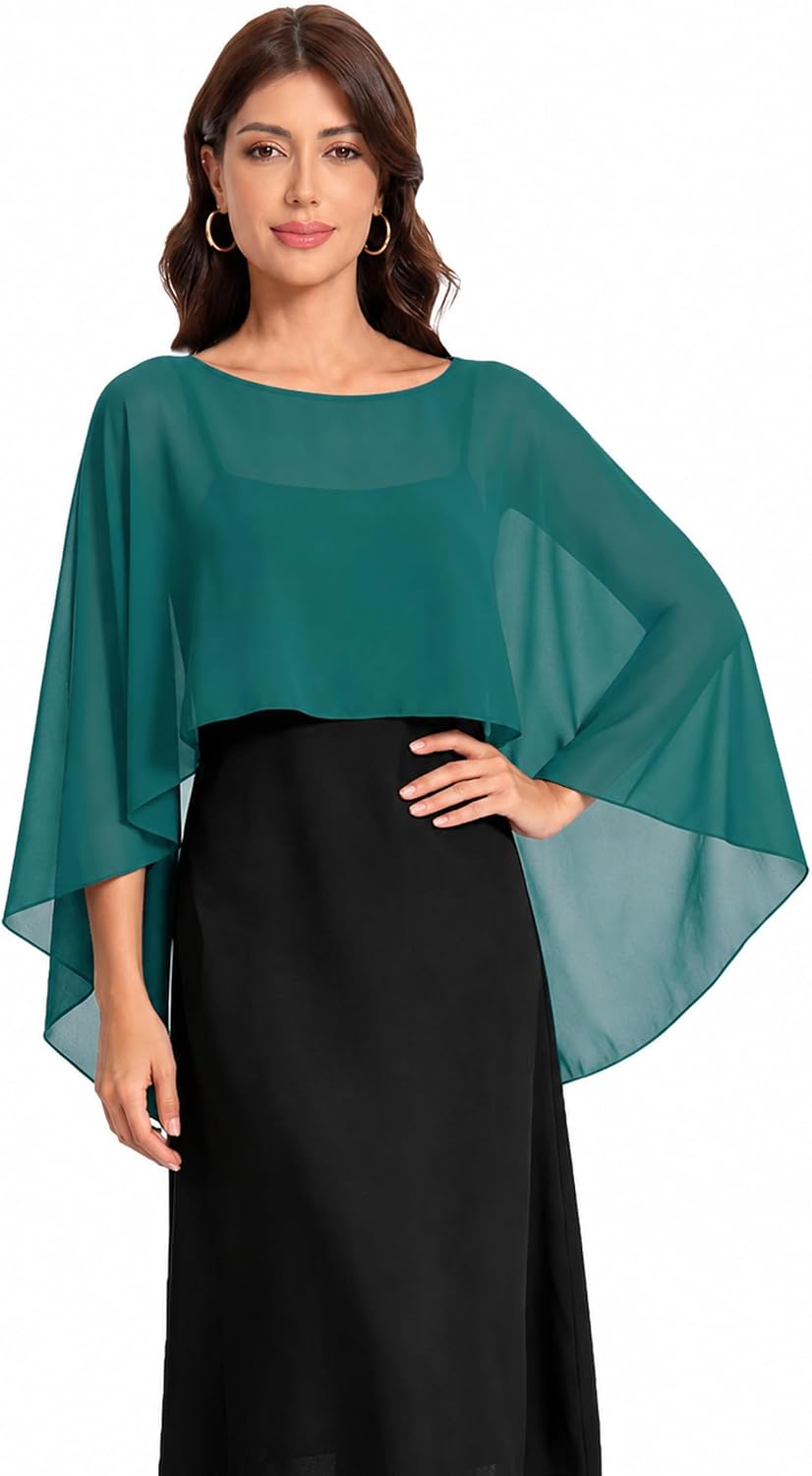 Baoqiya Damen 100 cm Einheitsgrösse Tealgreen, Einheitsgrösse Tealgreen