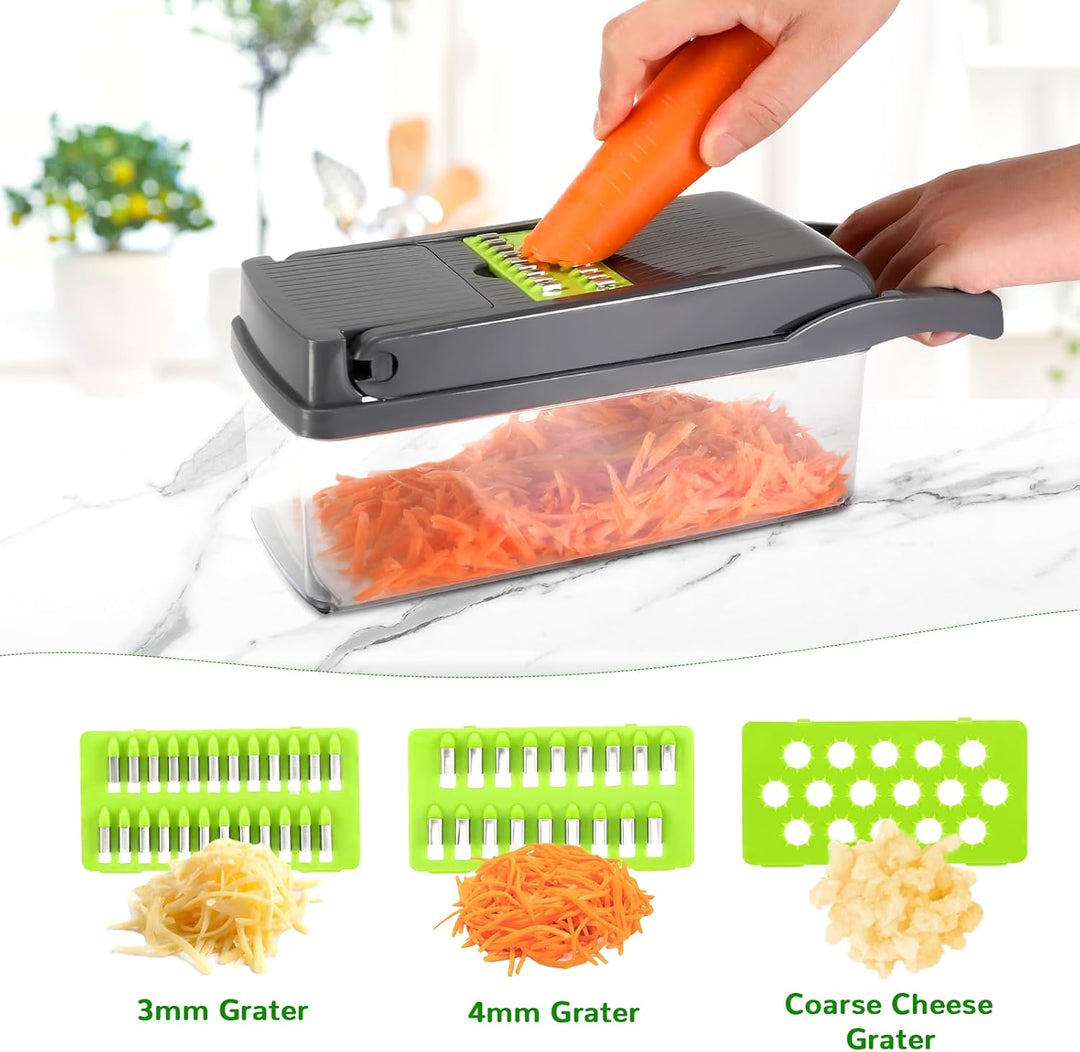 Gemüseschneider, Mandoline Gemüsehobel, 16 In 1 Mehrzweck Gemüse Schneider, Vegetable Chopper, Karto