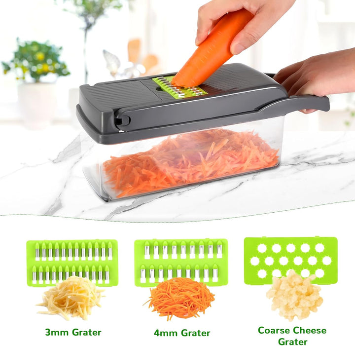 Gemüseschneider, Mandoline Gemüsehobel, 16 In 1 Mehrzweck Gemüse Schneider, Vegetable Chopper, Karto