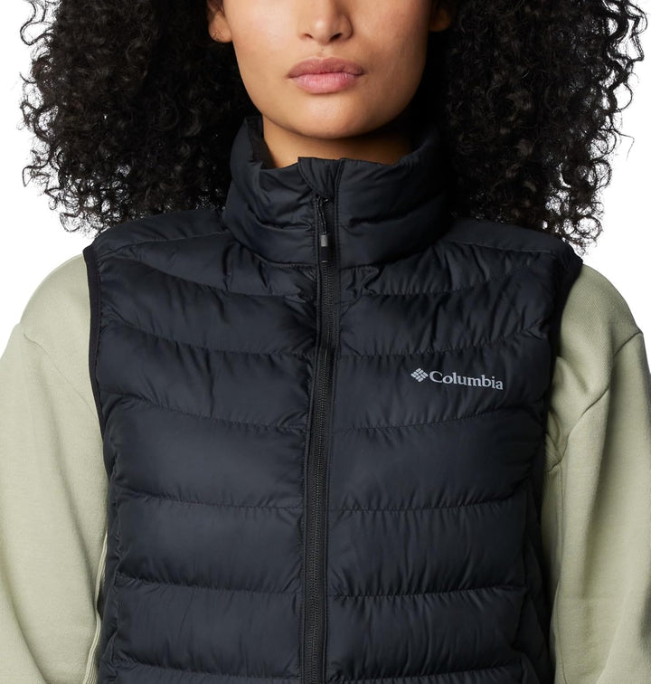 Columbia Powder Lite Vest, Steppweste für Damen, Schwarz