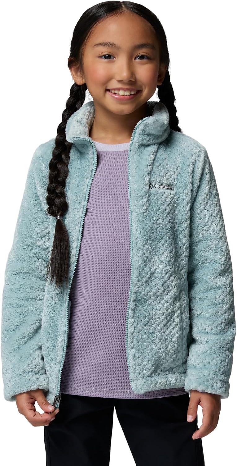 Columbia Mädchen Fire Side Sherpa-fleecejacke mit Durchgehendem Reissverschluss Sherpa-Fleecejacke m