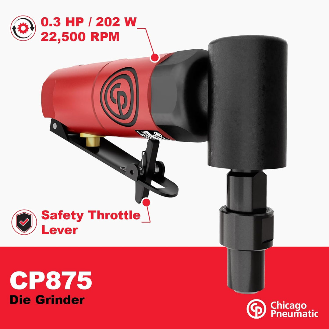 Chicago Pneumatic CP875 Kompakter 90-Grad-Druckluftschleifer, CP875