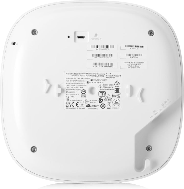 Aruba Instant On AP25 4x4 Wi-Fi 6 Access Point | RW Rest-of-World-Modell | Netzteil Nicht im Lieferu