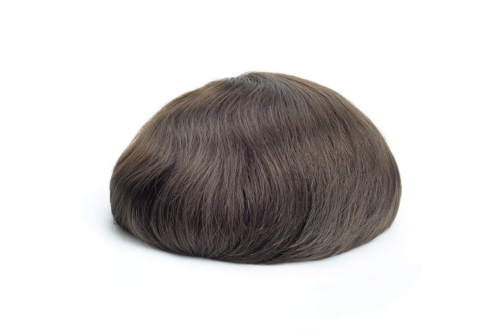 Lordhair Perücke Männer,Realität Toupet,0,06 mm Alle V-Looped Dünnes,Haarfreestyle,Natürlich eng anl