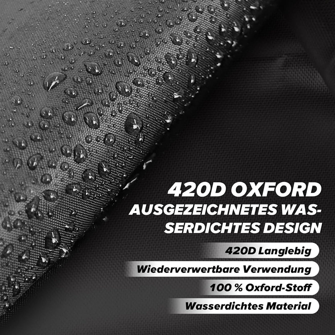 Matschküche Abdeckung, 420D Oxford 110x50x98cm(LxBxH) Wasserdicht Wetterfest Kinderküche Schutzhülle