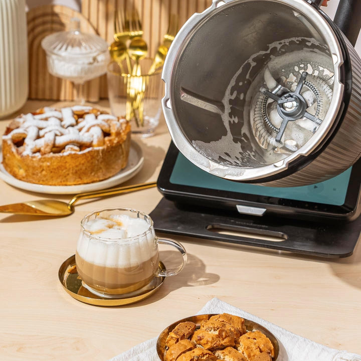 Milkimizer® Milchaufschäumer für Thermomix TM7, TM6, TM5 & TM31 • cremiger Milchschaum in Barista-Qu