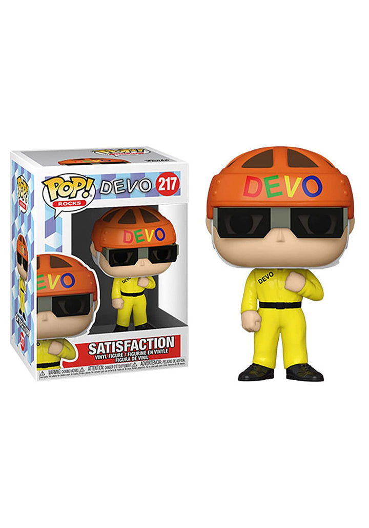 Funko POP! Rocks: Devo - Satisfaction - (Yellow Suit) - Vinyl-Sammelfigur - Geschenkidee - Offiziell
