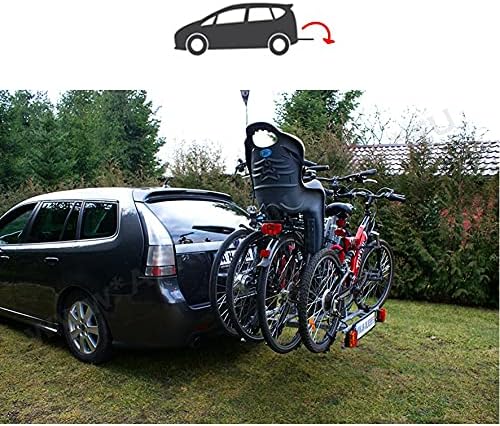 Fahrradträger für Anhängerkupplung AHK für 4 Räder - Quick Lock MODERN 13 PIN mit Schnellkupplung