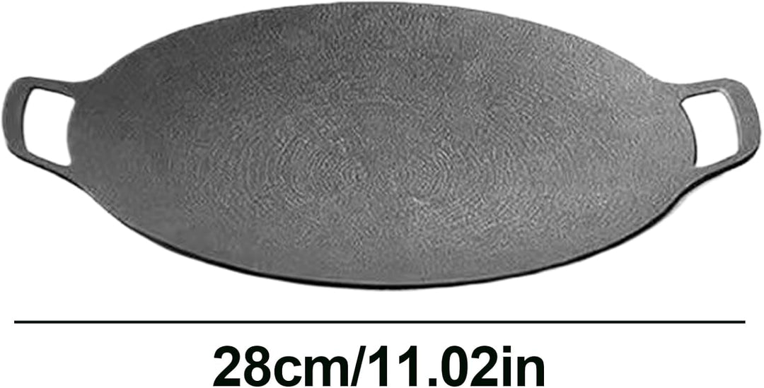 Koreanischer BBQ Grill Rund Grillplatte Antihaftbeschichtung Grillpfanne - Multifunktionale Koreanis