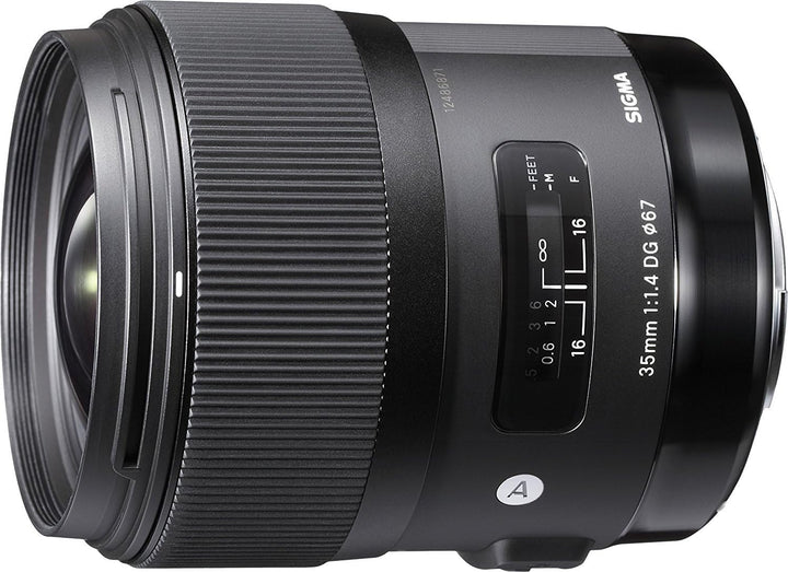 Sigma 35mm F1,4 DG HSM Art Objektiv für Nikon F Objektivbajonett für Nikon Single, für Nikon Single