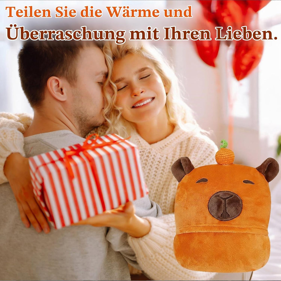MSISILY Tragbare Decke Hoodie Kuscheldecke Mit Ärmeln, Decke Zum Anziehen Grosse Capybara Decke Gesc