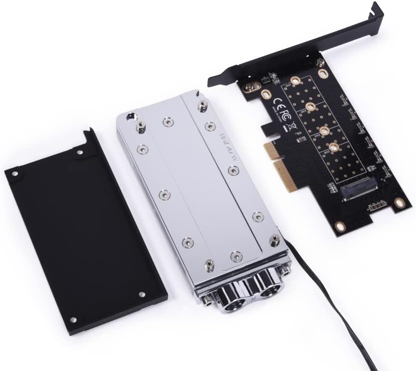 Alphacool 13079 Core M.2 NVMe PCIe 4.0 liquid cooler für SSDs im Format M.2 Kühler