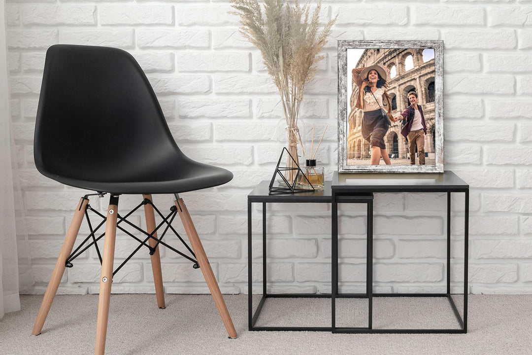 CABBEL 3er Set Bilderrahmen 30x40 cm MDF Holz-Rahmen mit bruchsicherem Acrylglas, ideal für Poster,