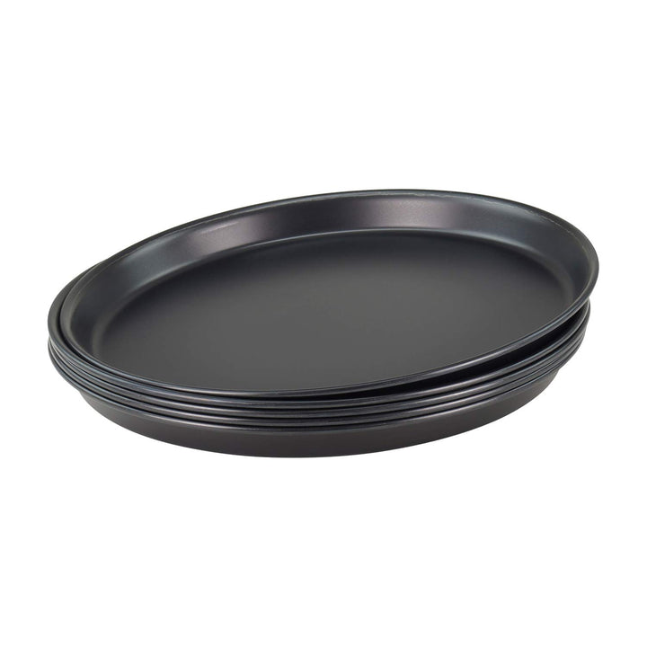 5 Stück Pizzablech rund aus Blaublech Ø 26cm schwere Profiqualität PB_Ø26cm/5 Stück, PB_Ø26cm/5 Stüc