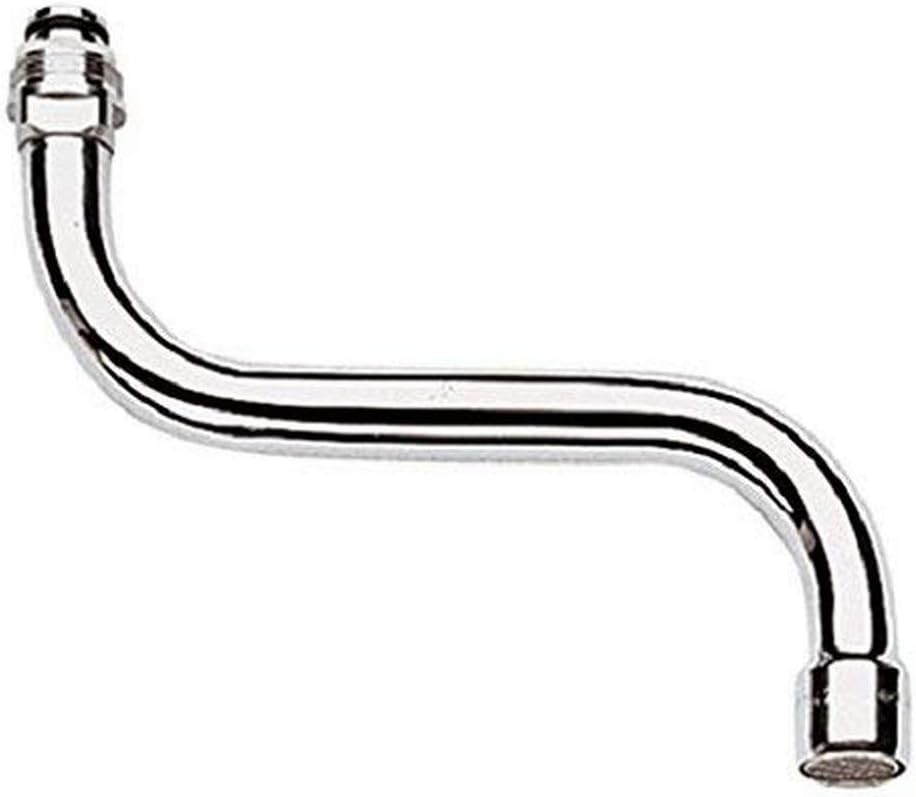 GROHE S-Auslauf, Ausladung 150 mm, Silber