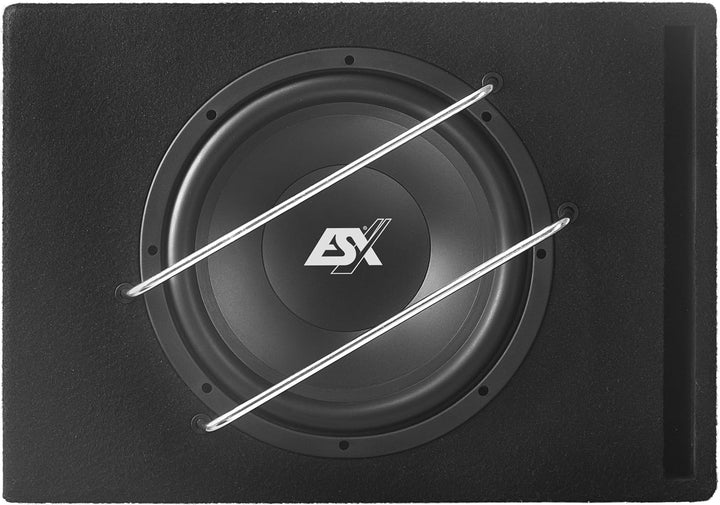 ESX HXP200 | 2-Kanal Basspaket mit 440W max | 30cm (12") Single-Bassreflex-System und 10qmm Verstärk