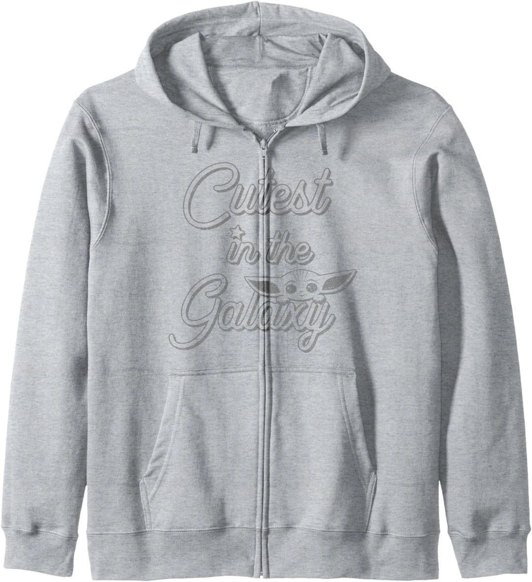 Star Wars Mandalorian The Child Cartoon Cursive Cutest Kapuzenjacke