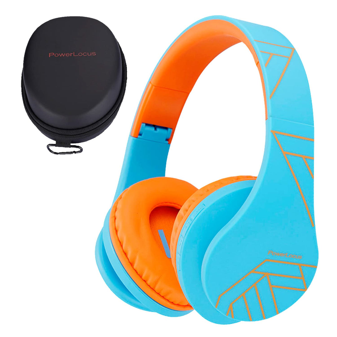 Kinder Kopfhörer, PowerLocus KinderKopfhörer Bluetooth mit 85dB Lautstärkebegrenzung, Faltbar mit Tr