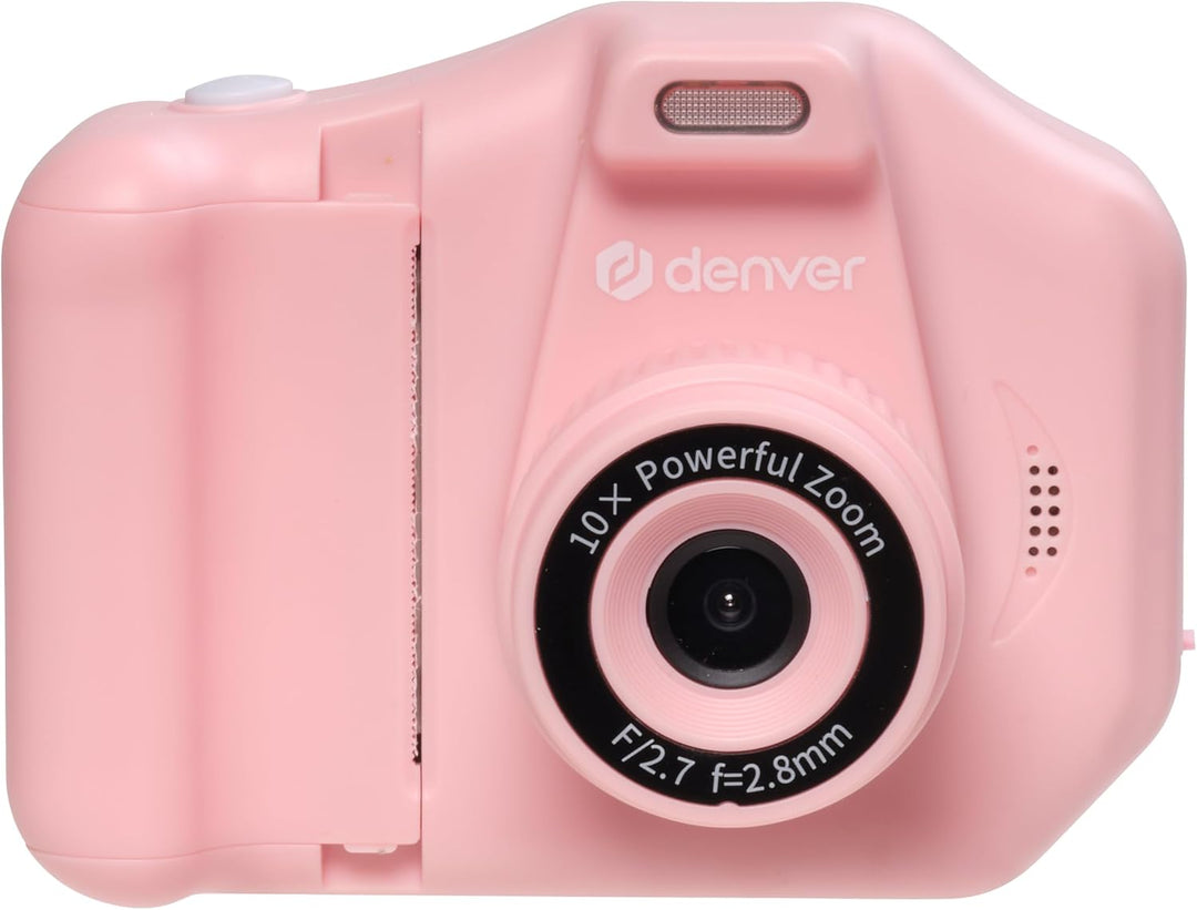 Denver KPC-1370P Sofortbildkamera Kinder mit 2,8" Display | Sofortdruck Kamera für Kinder | Kinderka
