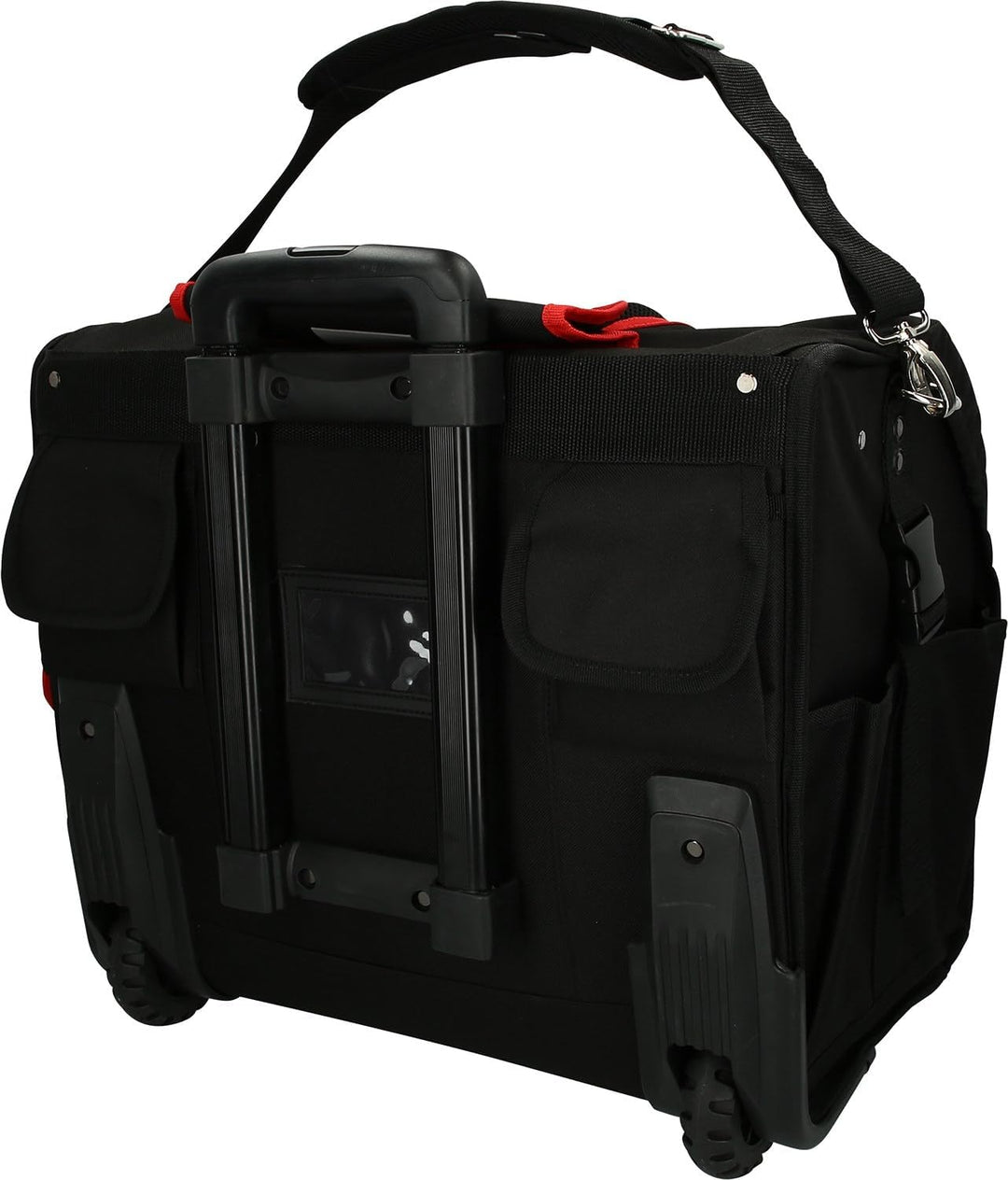 KS Tools 850.0335 ROLLBAG Universal-Werkzeugtasche XL mit Teleskop-Trolly, Rot/Schwarz