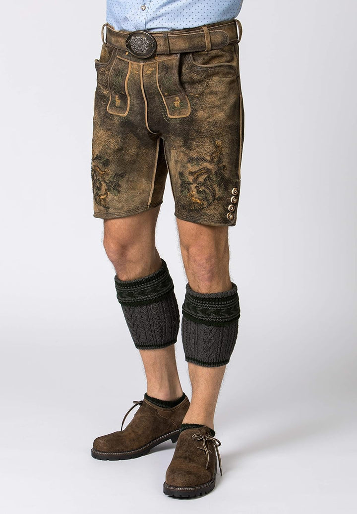Stockerpoint Herren Hartl Hose 44 Oid Gespeckt-grün, 44 Oid Gespeckt-grün