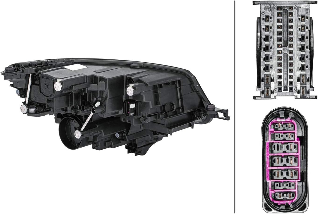 HELLA 1ZX 012 669-391 LED-Hauptscheinwerfer - links - für u.a. Skoda Kodiaq (Ns7, Nv7), links