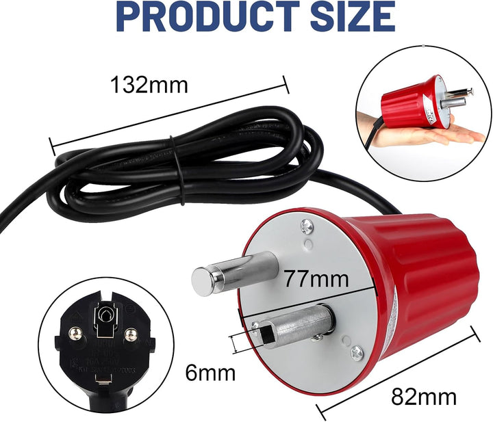 Grillmotor Elektromotor Grill Barbecue Rotisserie-Motor ABS DC 220V-240V Regelbar Outdoor BBQ Grill