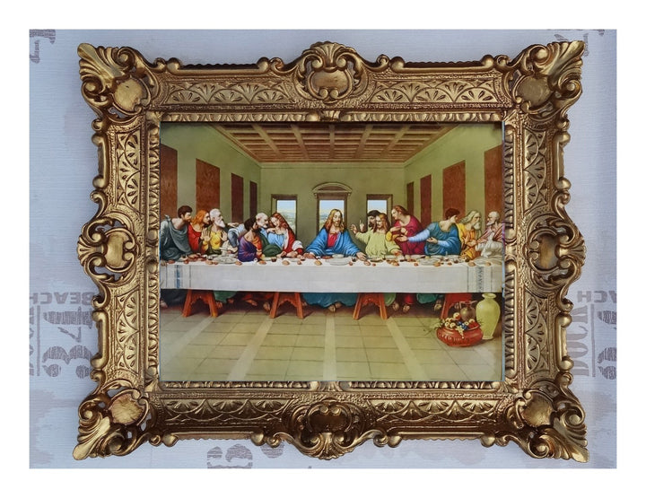 Made in Italy Jesus Christus mit den zwölf Aposteln 12 Apostel das letzte Abendmahl Jesu ULTIMA CENA