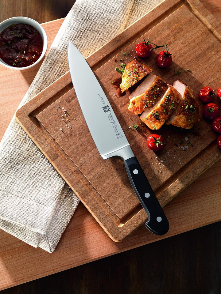 ZWILLING Professional S Brotmesser, Klingenlänge: 20 cm, Klingenblatt mit Wellenschliff, Rostfreier