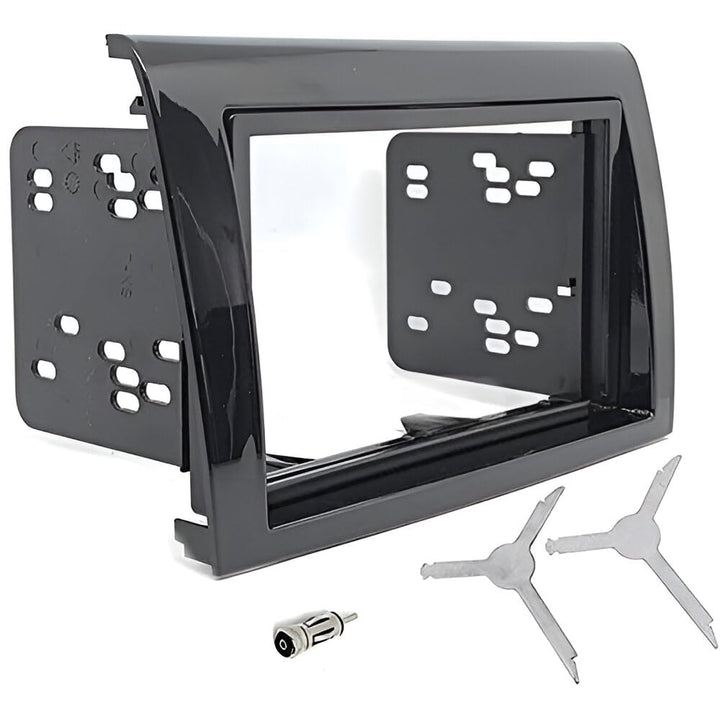 Sound way - 2 DIN Radio Blende Einbau Rahmen Adapter Einbauset kompatibel mit FIAT Bravo 2007-2016 -