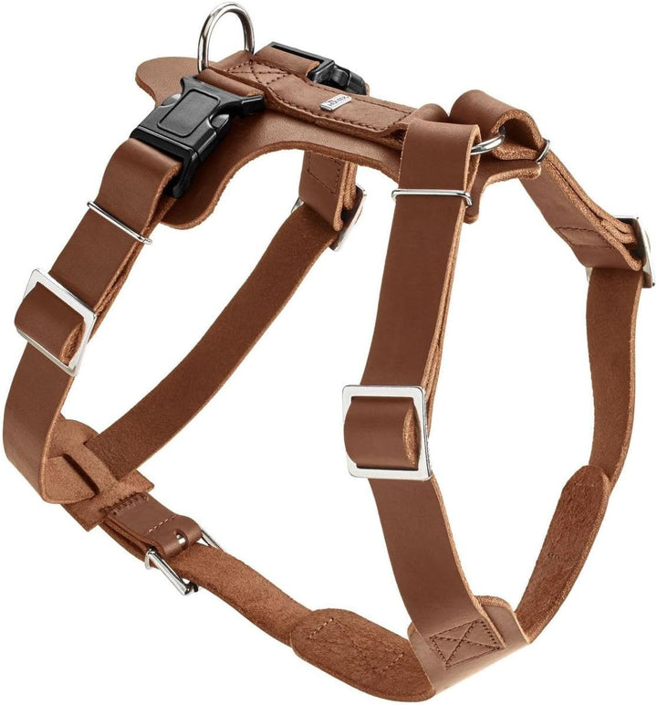 HUNTER Aalborg Hundegeschirr, Leder, XS, Cognac cognac XS, cognac XS