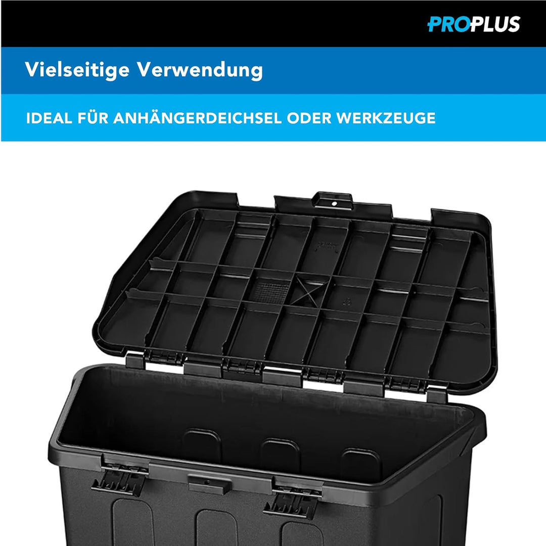 ProPlus CG Car Professional 340061 Aufbewahrungsbox Deichsel Kunststoff, 320 x 630 x H355 mm