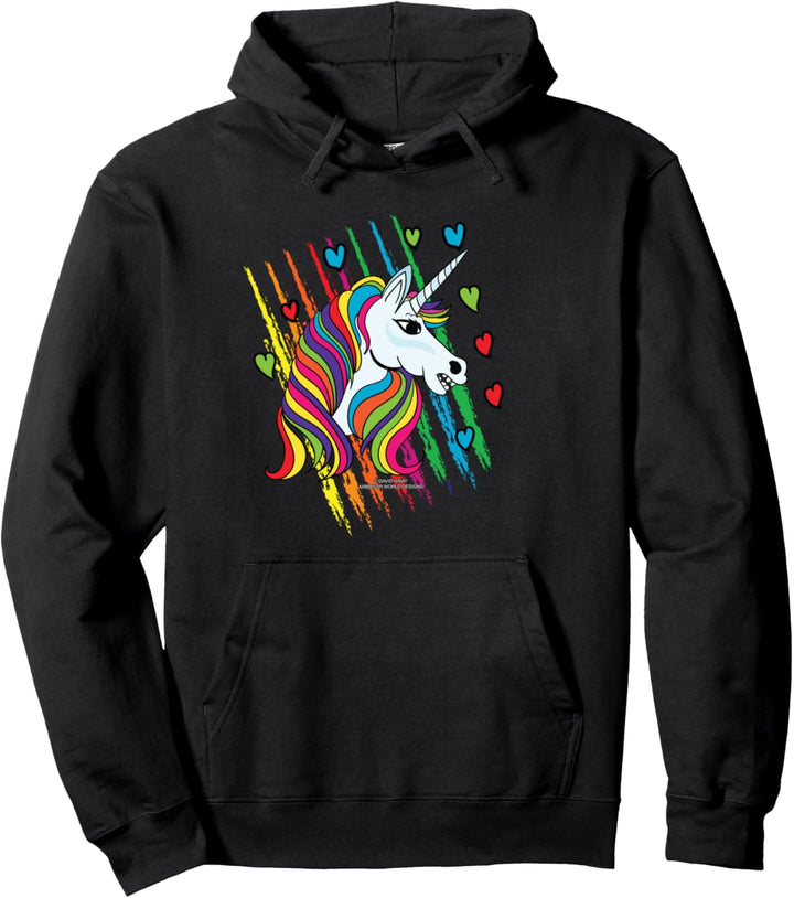 Regenbogen Einhorn Magische Fantasie Kreatur Neuheit Pullover Hoodie