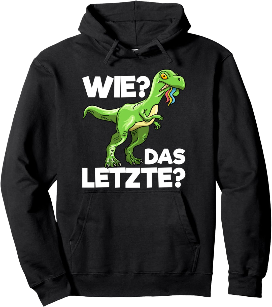 Lustiger Drachen Wie Das Letzte Drache frisst Einhorn Pullover Hoodie