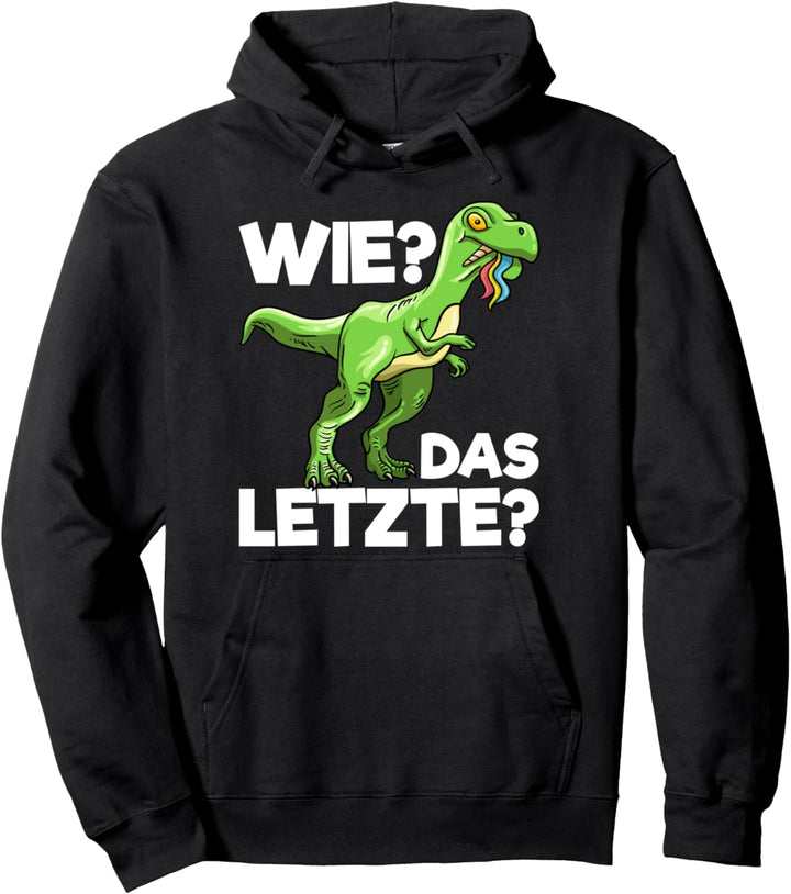 Lustiger Drachen Wie Das Letzte Drache frisst Einhorn Pullover Hoodie