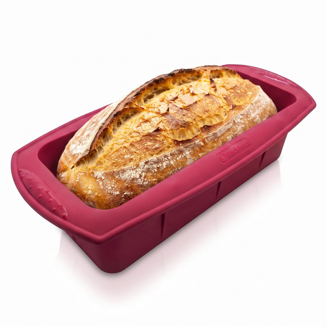 Backhaus FlexBake Silikon Kastenform 26cm – BPA-frei, antihaftend, mit Verstärkungsrand, LFGB-zertif