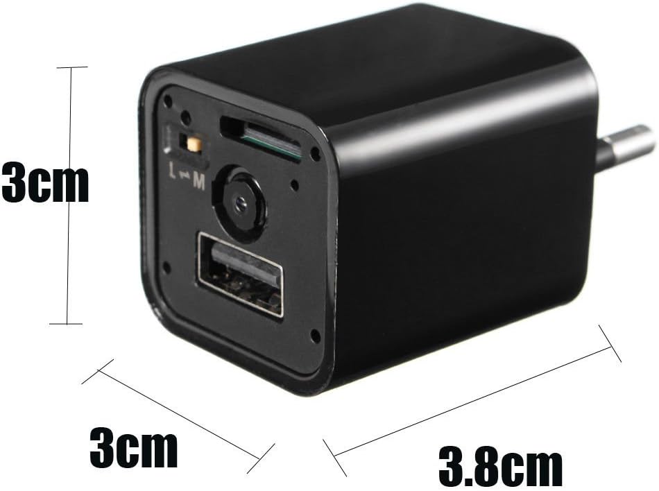KOBERT GOODS Getarnte Full HD 1080P Überwachungs-Kamera M1B versteckt in Ladegerät Spionage-Camera f
