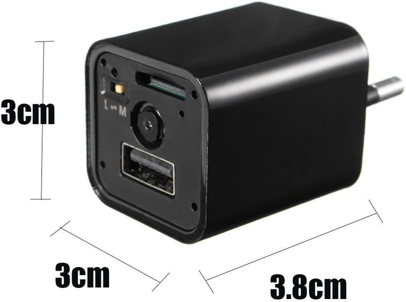 KOBERT GOODS Getarnte Full HD 1080P Überwachungs-Kamera M1B versteckt in Ladegerät Spionage-Camera f