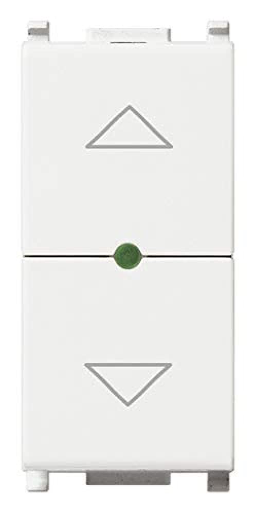 Vimar 14196 Plana elektronischer Quid für Rollladen cosφ 0,6 2 A 220-240 V ~ 50/60 Hz, Standortspeic