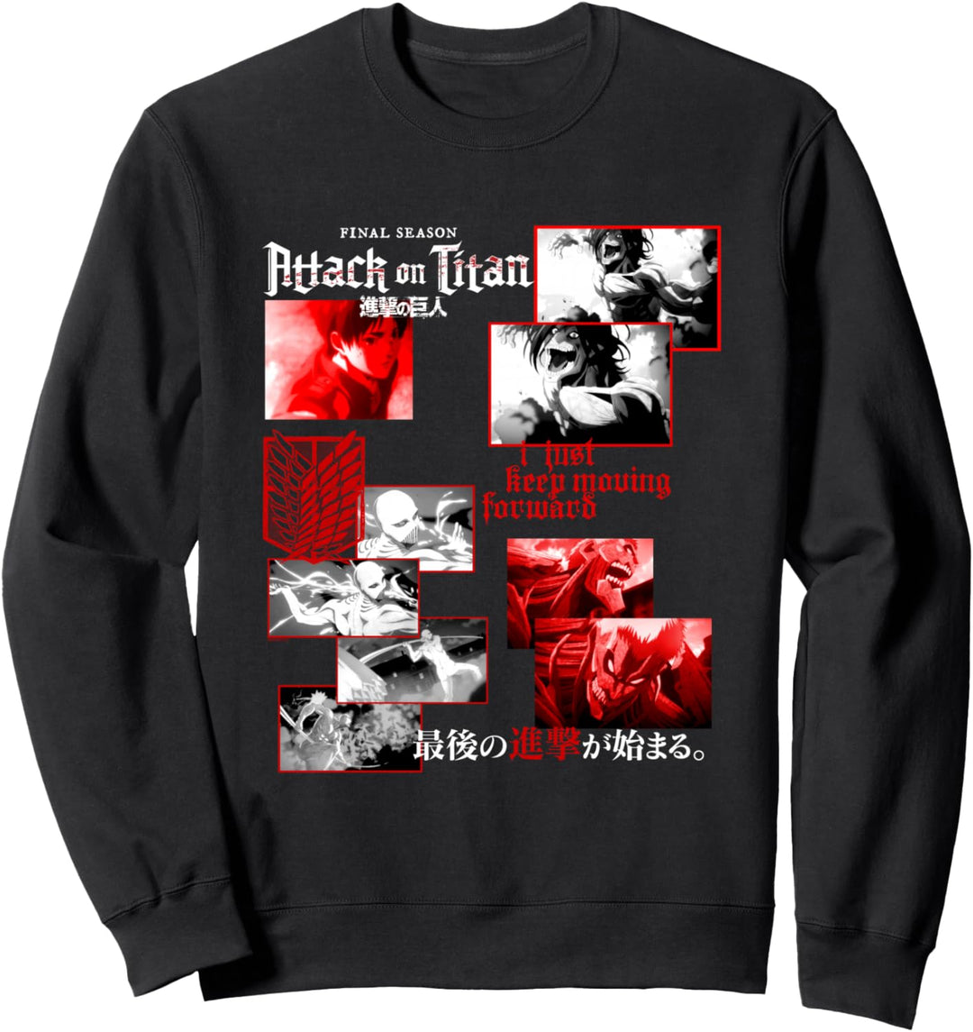 Attack on Titan Season 4 - Staffel 4 Kuratierte Unordnung Sweatshirt