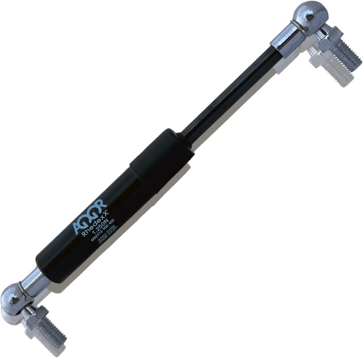 RhedexX® Gasdruckfeder Kugelkopf 300mm/100mm/600N - M8 Gewinde Gasfeder Gasdruckdämpfer Kugelgelenk